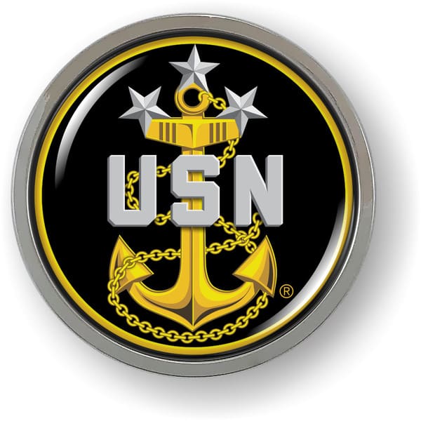 U.S. Navy Fouled Anchor - Master Chief Petty Officer of the Navy Emblem